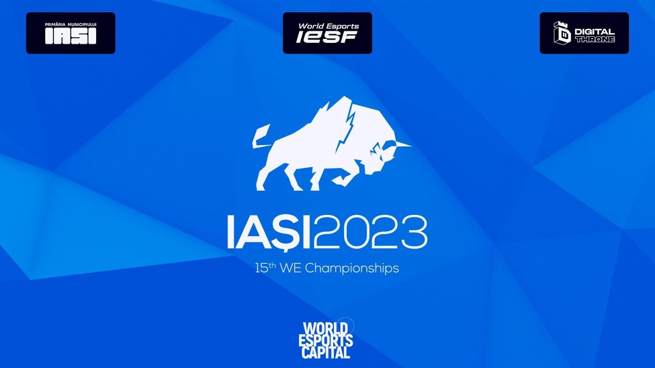 OPENING CEREMONY 15th World Esports Championship Iasi 2023 YouTube
