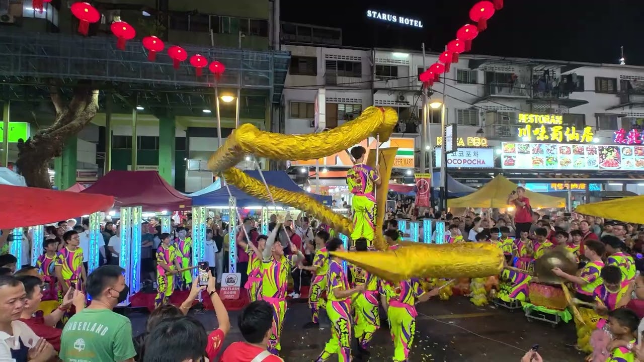 CNY2025 (Cap Go Meh) Праздник фонарей № 27 ~ Танец золотой змеи @ Джалан Алор, Куала-Лумпур 20250212