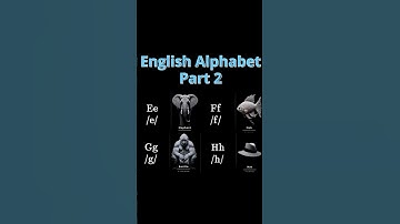 English Alphabet | Main Sounds | Part 2