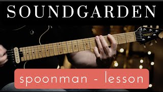 Spoonman - Soundgarden (guitar lesson)