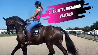 Charlotte Dujardin Valegro Grand Prix Dressage Warm-Up