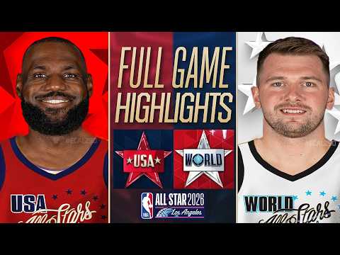 EAST Vs WEST FULL GAME HIGHLIGHTS FEBRUARY 14 2026 NBA ALL STAR FULL GAME HIGHLIGHTS TODAY 