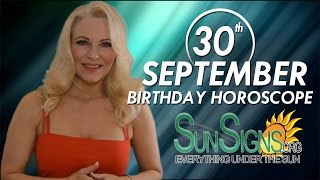 September 30th Zodiac Horoscope Birthday Personality - Libra - Part 1