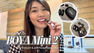Boya Mini 2 Microphone | Lightweight &amp; with Noise Reduction