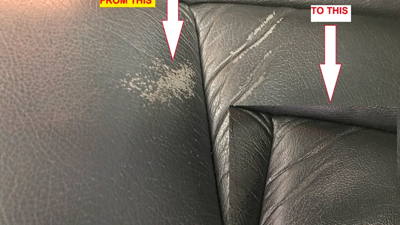 How To Repair NASTY LEATHER SEATS in Seconds WITHOUT Spray Paint 