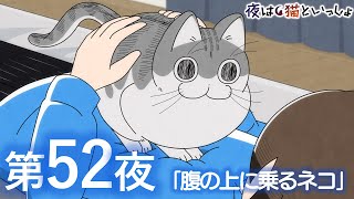 アニメ『夜は猫といっしょ』第52夜「腹の上に乗るネコ」