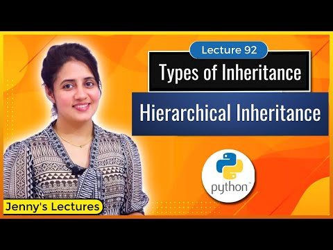 Hierarchical Inheritance in Python | Python Tutorials for Beginners #lec92