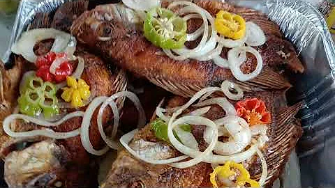 SISTER ANGELA  FRY FISH FOR ME IN JAMAICA   OCTOBE...