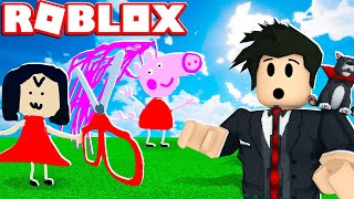 LOKIS CORTANDO CABELO DA PORQUINHA | Roblox - Doodle Transform