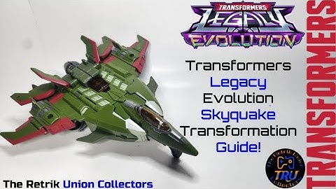 Transformers Legacy Evolution Prime Skyquake Transformation Guide!