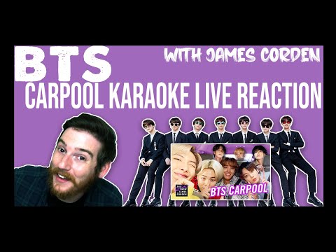 BTS: Carpool Karaoke REACTION (with James Corden) 💃 [BTS WEEK]