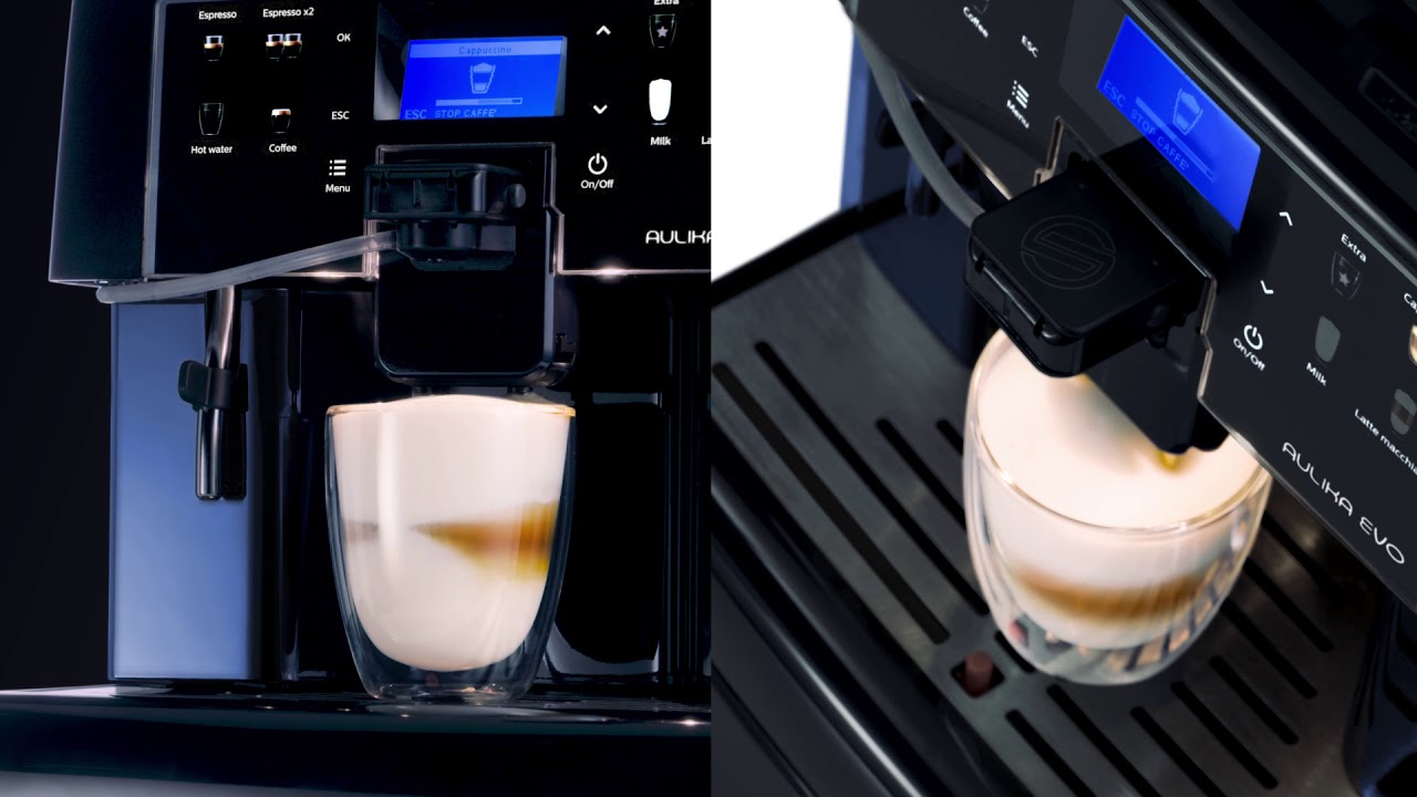 Søgemaskine markedsføring Hvilken en Frivillig The New Redesigned Saeco Aulika Evo Top Superuatomatic Espresso Machine -  YouTube