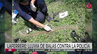 Laferrere: recibieron a la policía a los tiros con ametralladoras