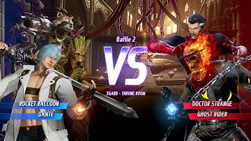 MARVEL VS. CAPCOM: INFINITE Rocket Raccoon,Dante Requested Gameplay In Arcade Mode