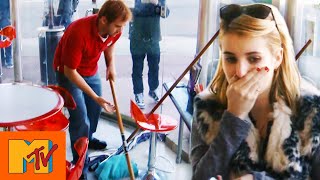 Emma Roberts Floods A Frozen Yoghurt Store | Punk'd