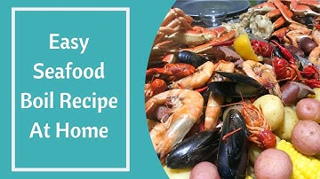 Easy Seafood Boil Recipe At Home | How To Make Seafood Boil | 101 Food Travel