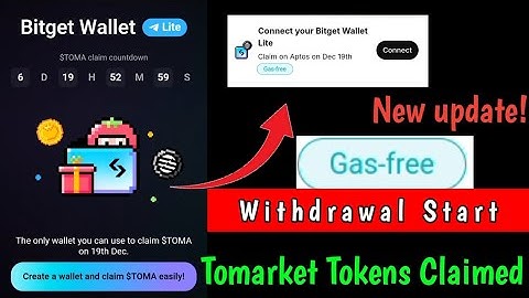 How to connect Bidget Wallet  to tomarket|Tomarket new update today|Tomarket tokens received|$TOMA