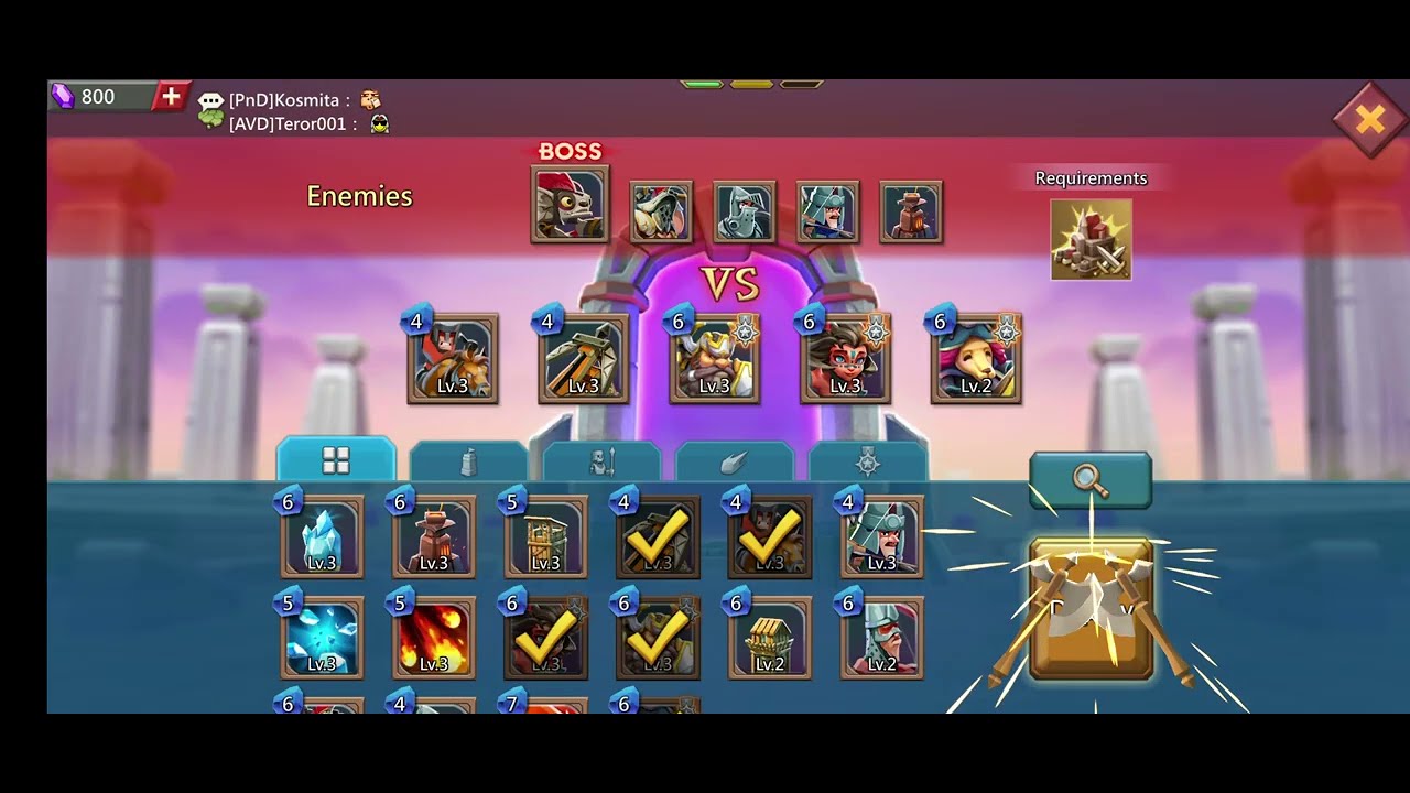 Winning in Lords mobile Vergeway Chapter 2 Stage 6