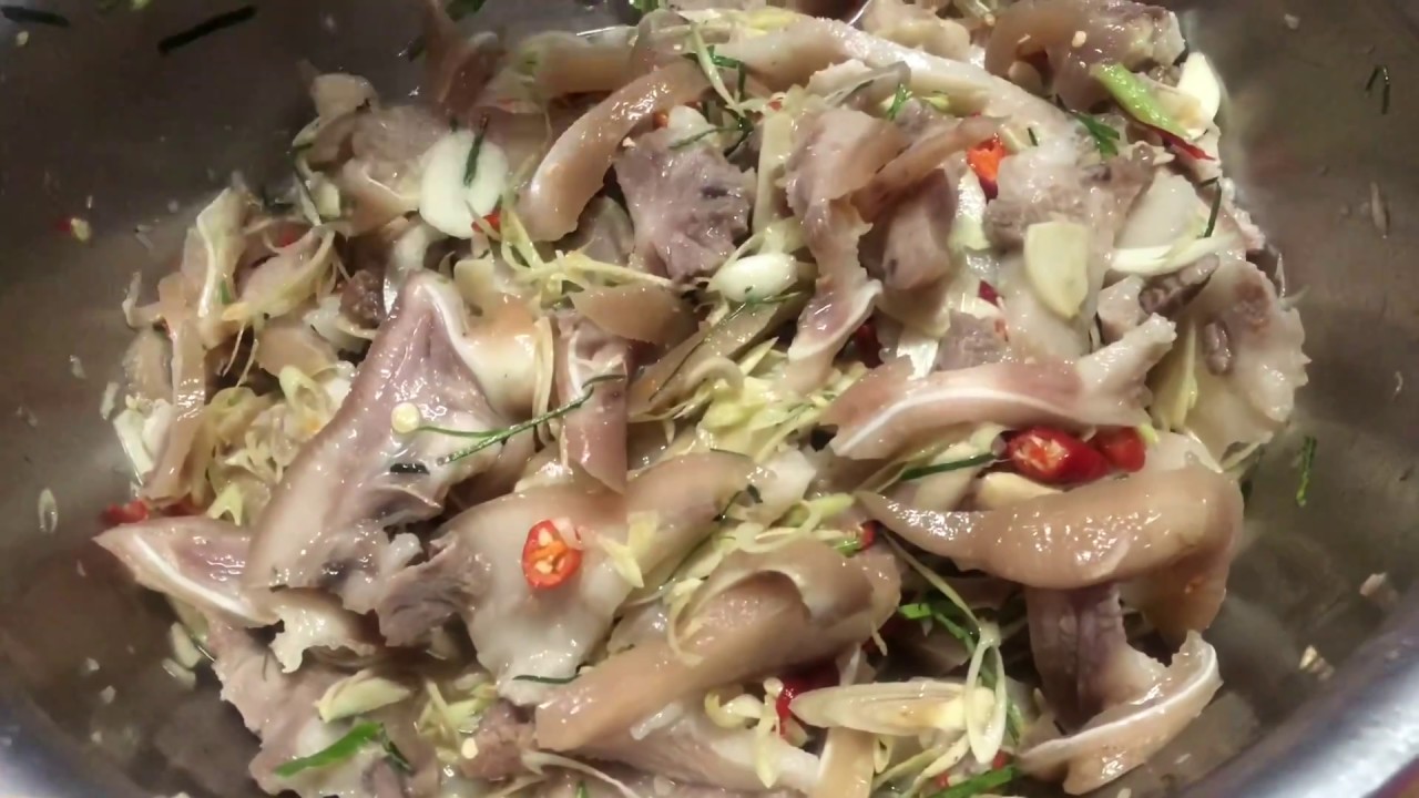 Spicy Pickled PigEarsHomemade Delicious Food YouTube