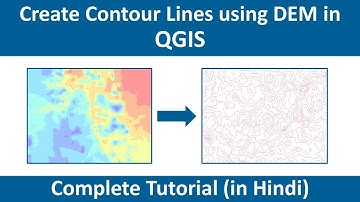 How to Create Contour using DEM in QGIS  | Generate contours from DEM | QGIS contour map