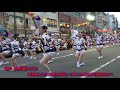 徳島 阿波踊り2019 阿波扇と富士電機の演技～8月13日の両国本町演舞場にて