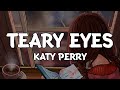 Teary eyes  katy perry lyrics