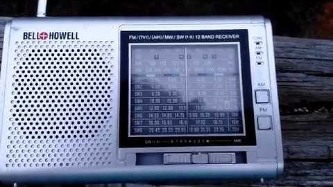 Bell Howell AM/FM Shortwave Radio Receiver - Morse Code