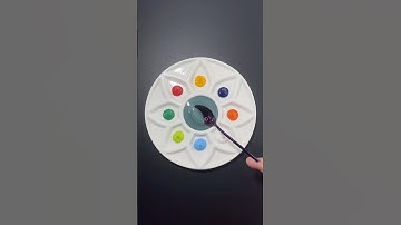 🎨Create your own unique colors from metallic colors #colormixing #satisfying #colornood