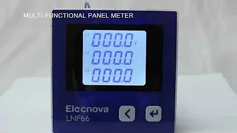 LNF66 Multi-functional Panel Meter Use guide ELECNOVA/SFERE ELECTRIC