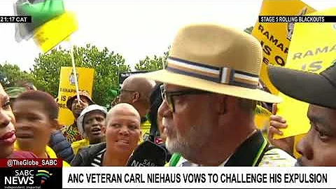 Carl Niehaus vows to fight his expulsion from the ...