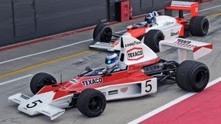 Coulthard and Hakkinen celebrate 50 years of McLaren by driving classic championship winning cars
