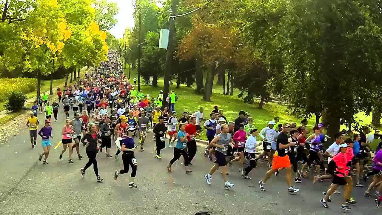 2013 Medtronic Twin Cities Marathon Time Lapse by Steve Niedorf YouTube