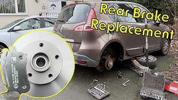 Renault Scenic Rear Brake Replacement / Scenic 3 Rear Discs & Pads (Electronic Handbrake)