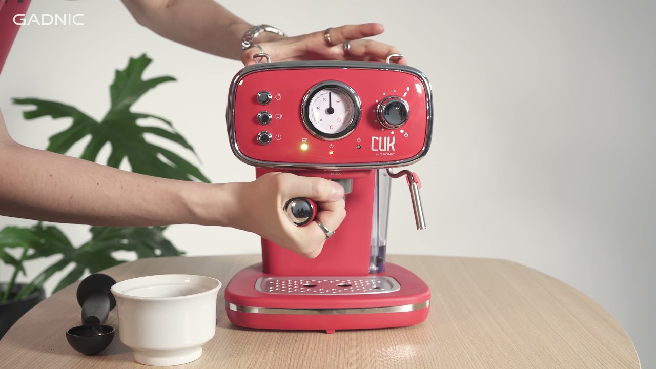 Cafetera Express Gadnic CME08 Home Pro 1050W 19 Bar - YouTube