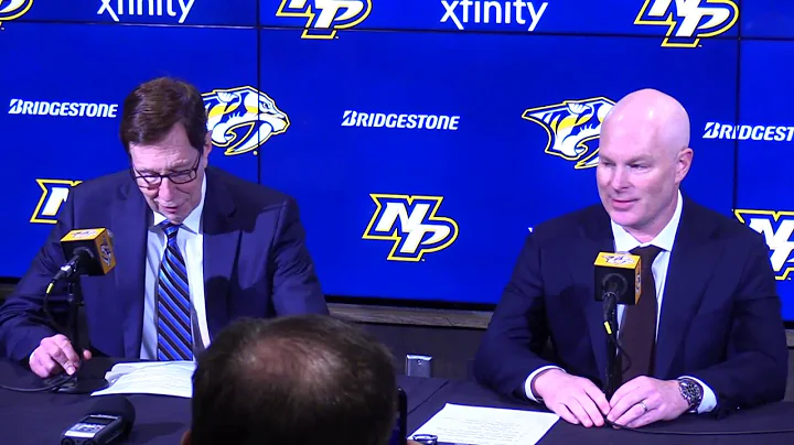 Nashville Predators hold press conference introduc...