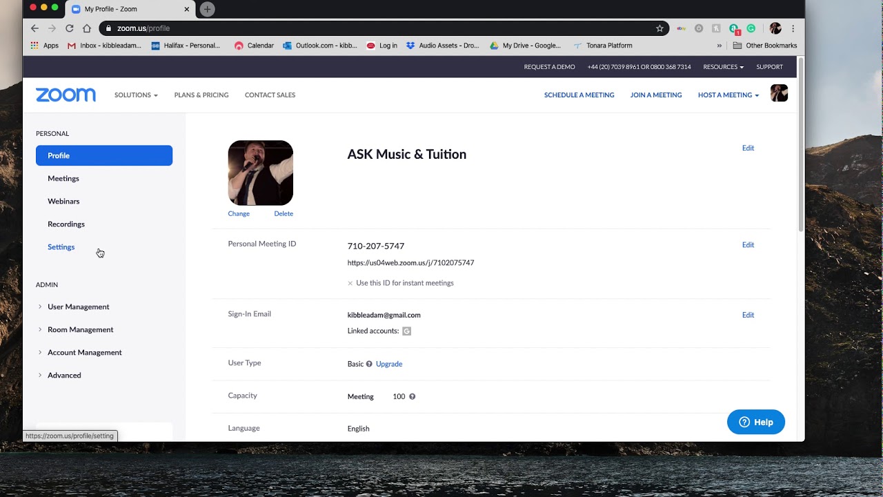 Using Zoom for Music Lesson YouTube