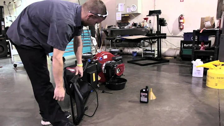 How To Change Oil On Walk Behind Mower At Moe's Outdoor Equipment & Supplies (2012)