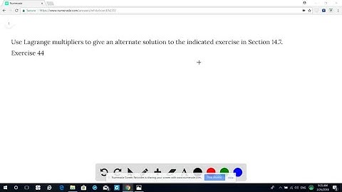 Use Lagrange multipliers to give an alternate solution to the indicated exercise in Section 14.7. E…