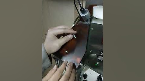 How to adjust the source of electrons for  CDR-5 counting machine