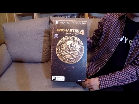 Uncharted 4 распаковка издания Uncharted 4 распаковка издания