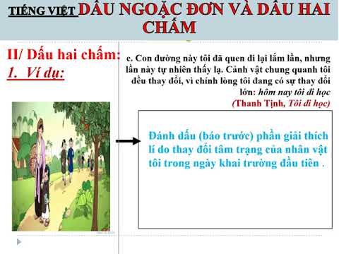 Chủ đề văn thuyết minh dấu ngoặc đơn và dấu hai chấm (2)