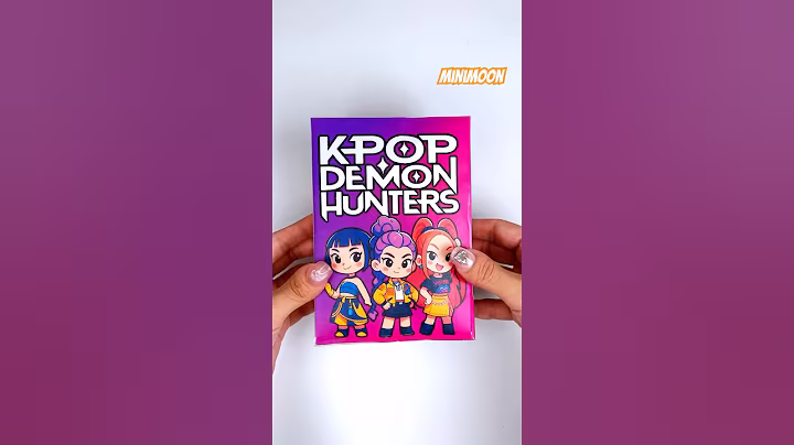 💜Kpop Demon Hunters Game Book Blind bag 케이팝 데몬헌터스 게임북 블라인드백 #papercraft #kpopdemonhunters #netflix