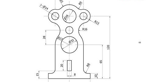 T-Flex CAD 15 2D - Exercise 60