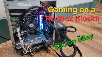 Gaming on a RedBox Kiosk!!