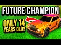 This Future RLCS WORLD CHAMPION Carried ME?!