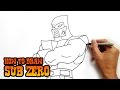 How to Draw Sub Zero- Mortal Kombat