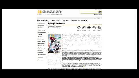 CAFF general CQ Researcher