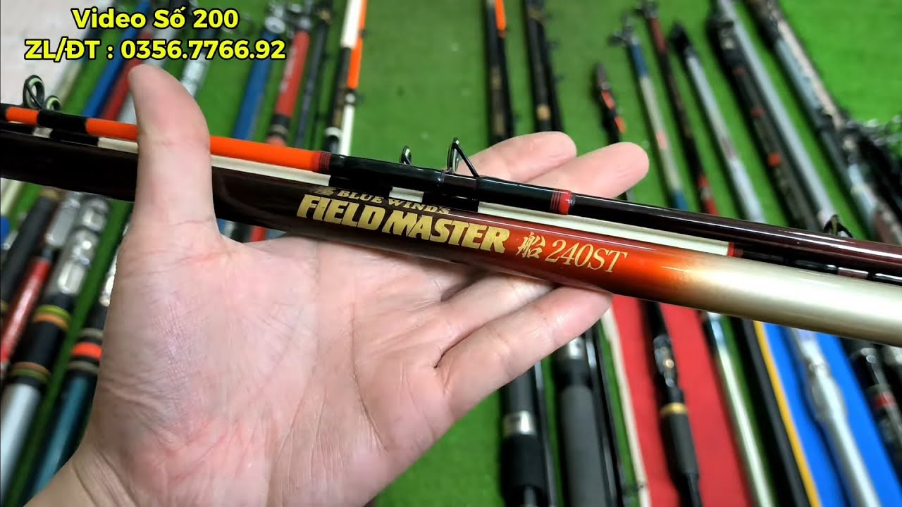 Video Số 200 : Lô Cần Tay, Cần Máy Bãi Nhật - Shimano Daiwa | Đồ Câu Nhật Thành Công 