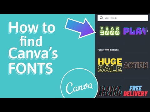 Video How to find fonts that are used in Canva - youtube