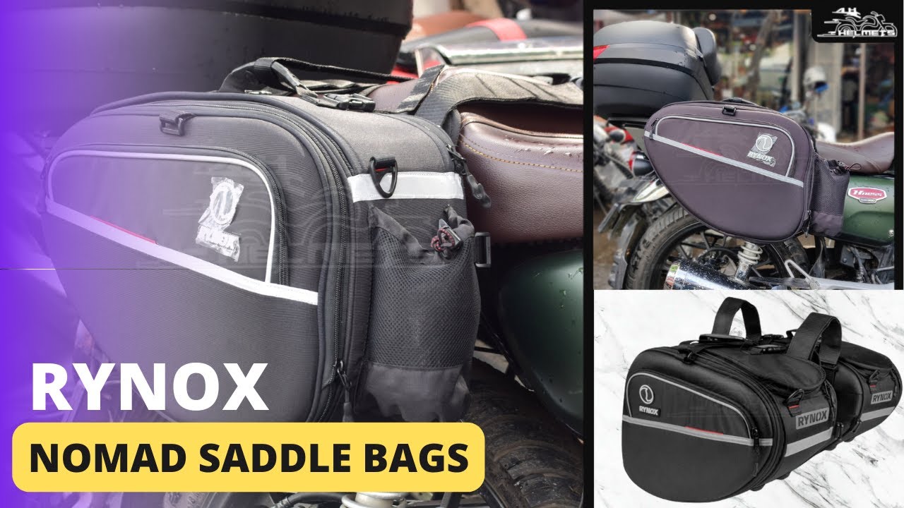 Rynox Nomad v21 Saddle Bags Moto Central